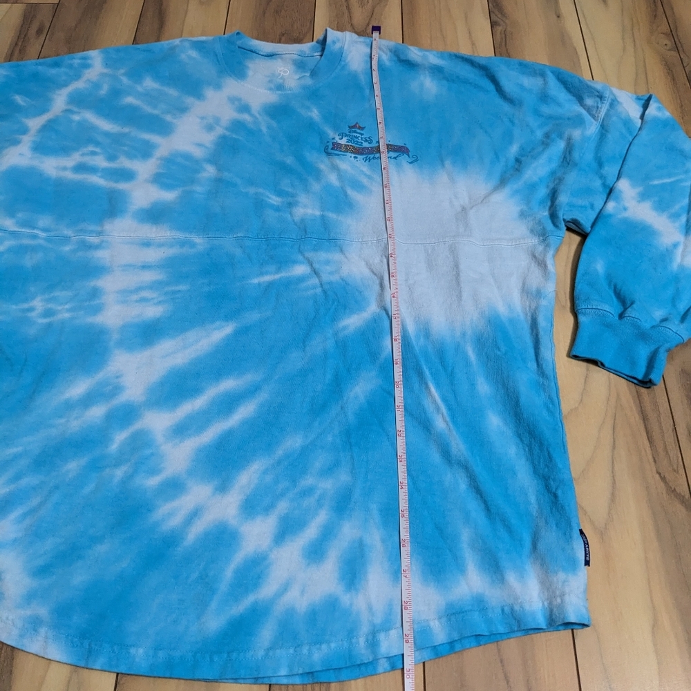 EUC! Run Disney 2022 Princess Marathon Weekend Spirit Jersey Blue Tie Dye Size L - Picture 9 of 16